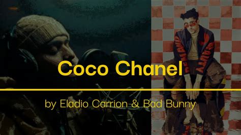 coco chanel bad bunny lyrics|eladio carrion bad bunny lyrics.